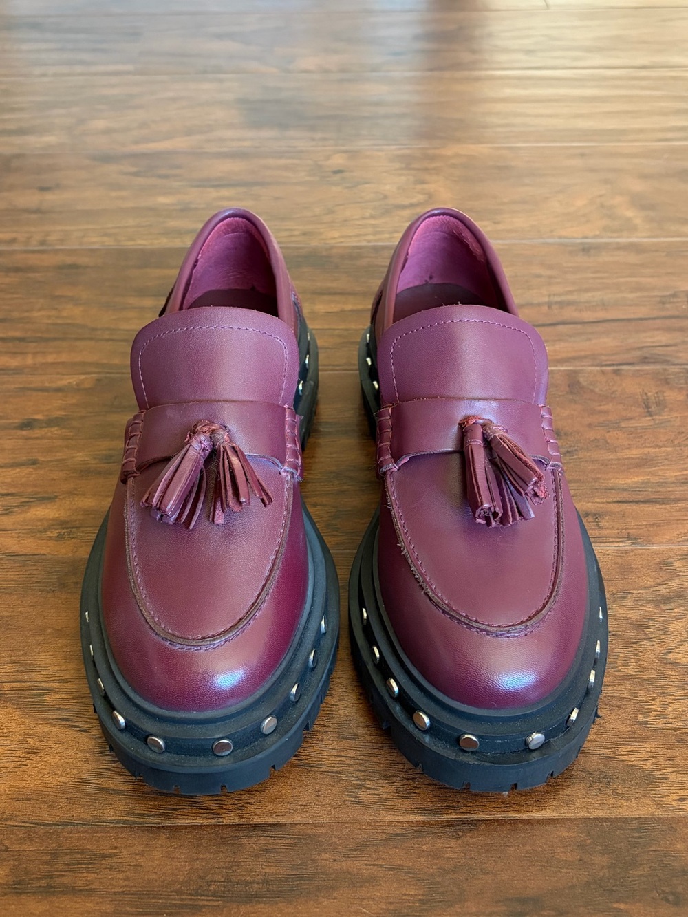 Burgundy Loafers